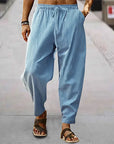 Daniel | Airy Pants featuring Elastic Waistband designed for Men