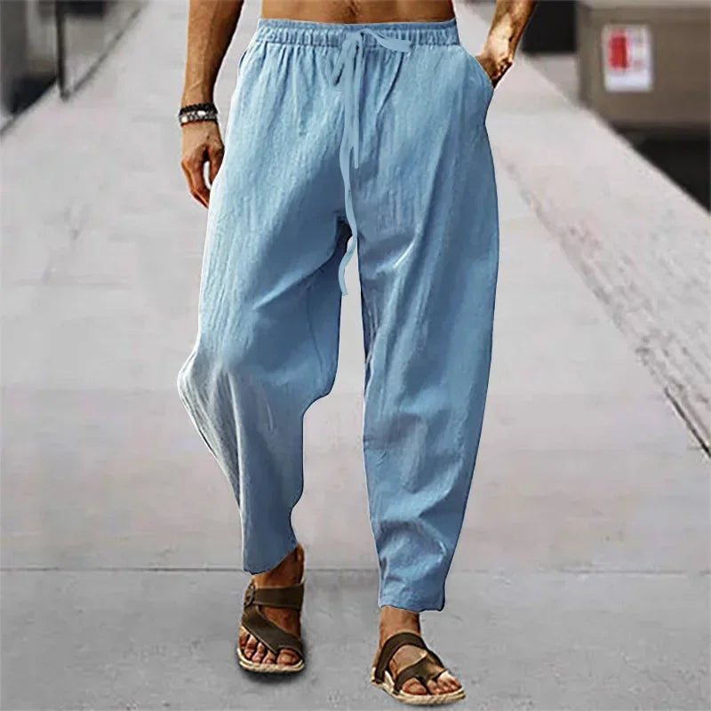 Daniel | Airy Pants featuring Elastic Waistband designed for Men
