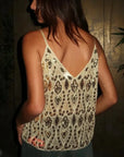Elina | Sparkling Sheer Party Top featuring Sequins