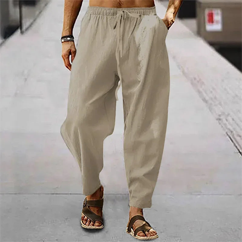 Daniel | Airy Pants featuring Elastic Waistband designed for Men