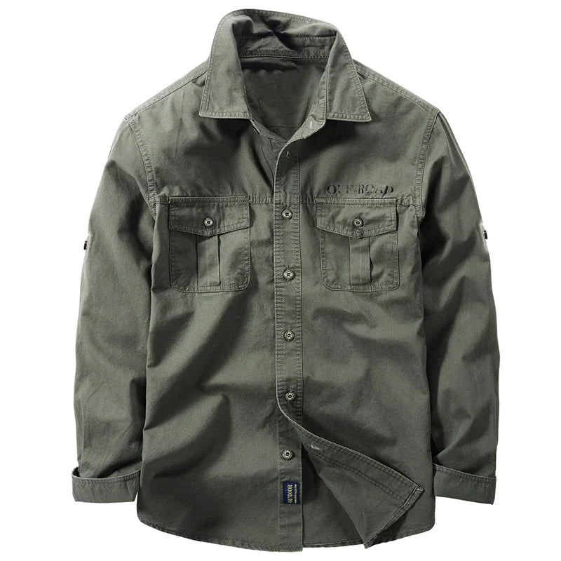 Max |Casual Overshirt Jacket featuring Pockets designed for Men