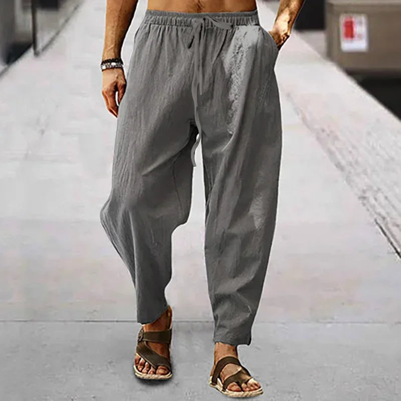 Daniel | Airy Pants featuring Elastic Waistband designed for Men