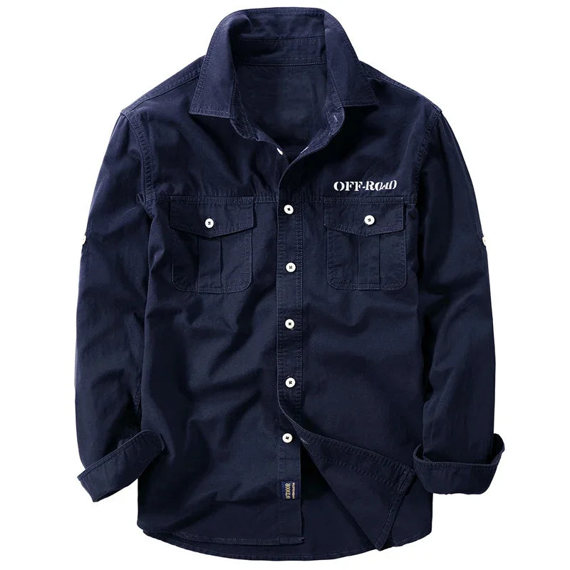 Max |Casual Overshirt Jacket featuring Pockets designed for Men