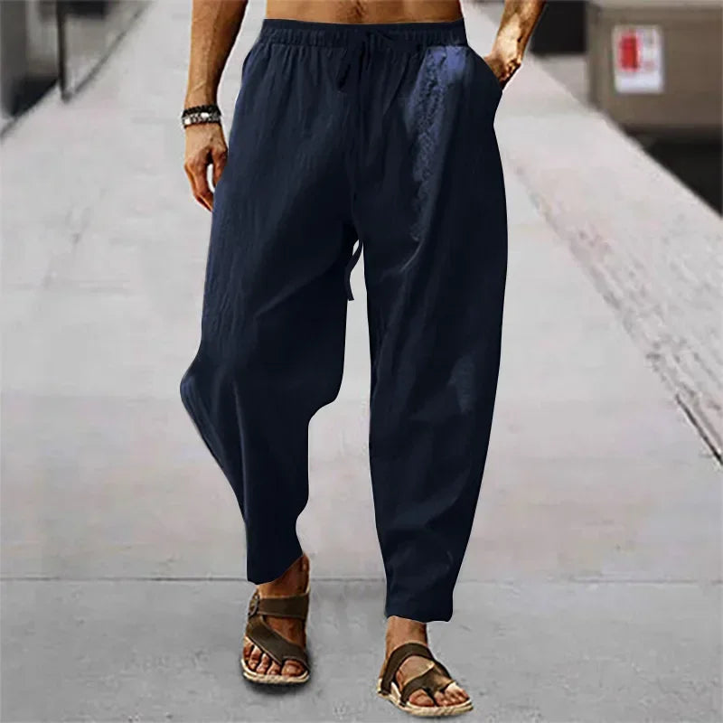 Daniel | Airy Pants featuring Elastic Waistband designed for Men