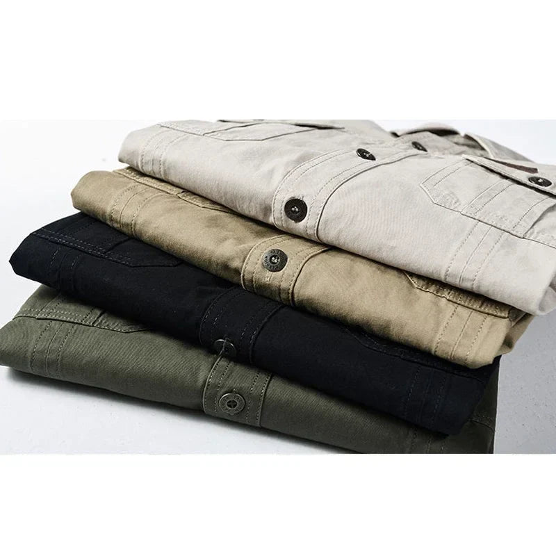 Max |Casual Overshirt Jacket featuring Pockets designed for Men