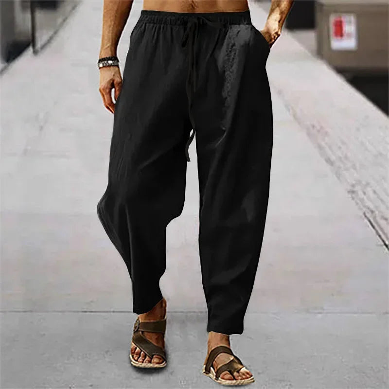 Daniel | Airy Pants featuring Elastic Waistband designed for Men